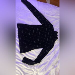 High-Neck Logo-Print Cotton-Blend Jersey Top XS